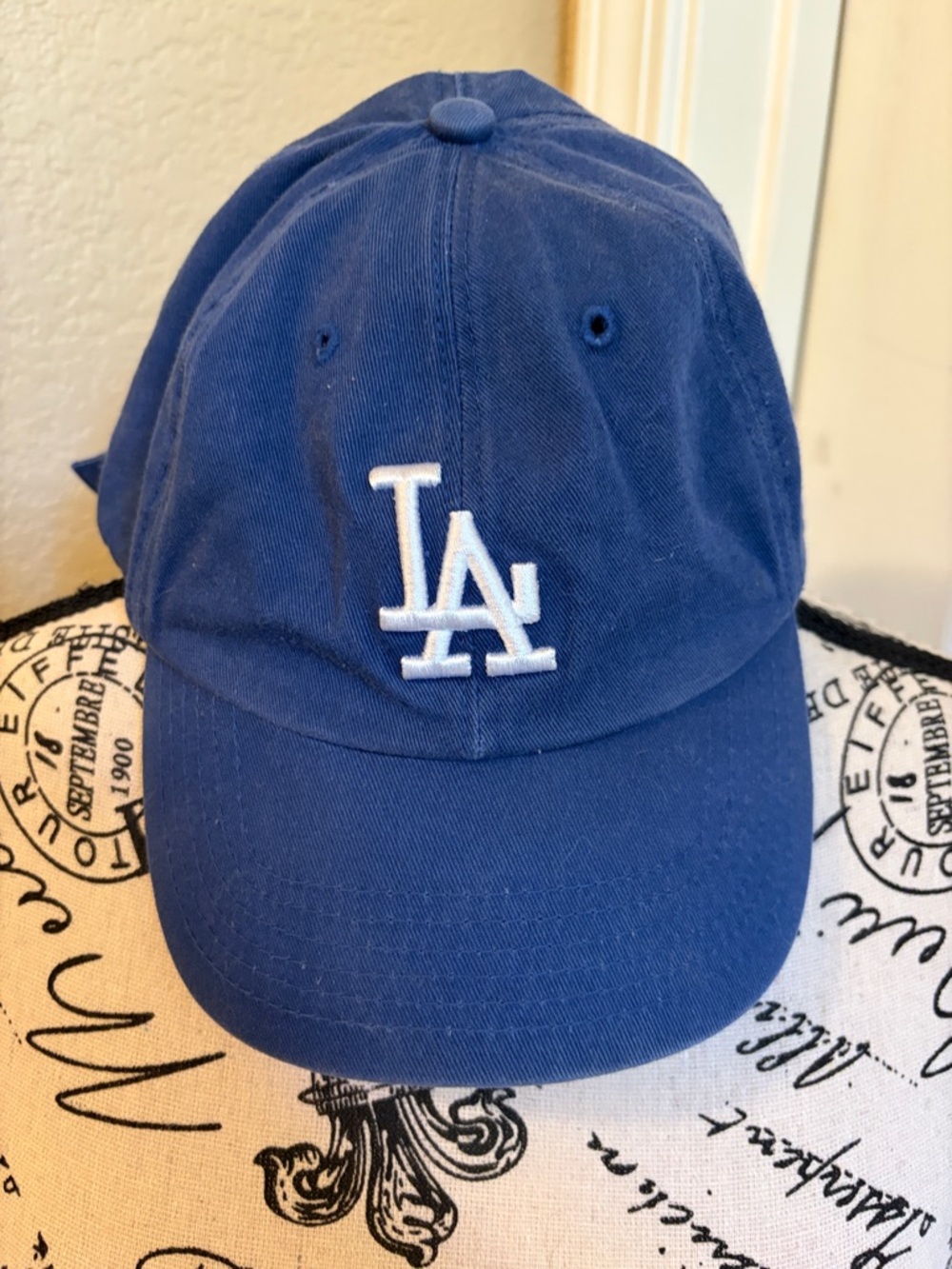 Genuine Merchandise Los Angeles Dodgers Cap in Royal Blue with White LA Logo